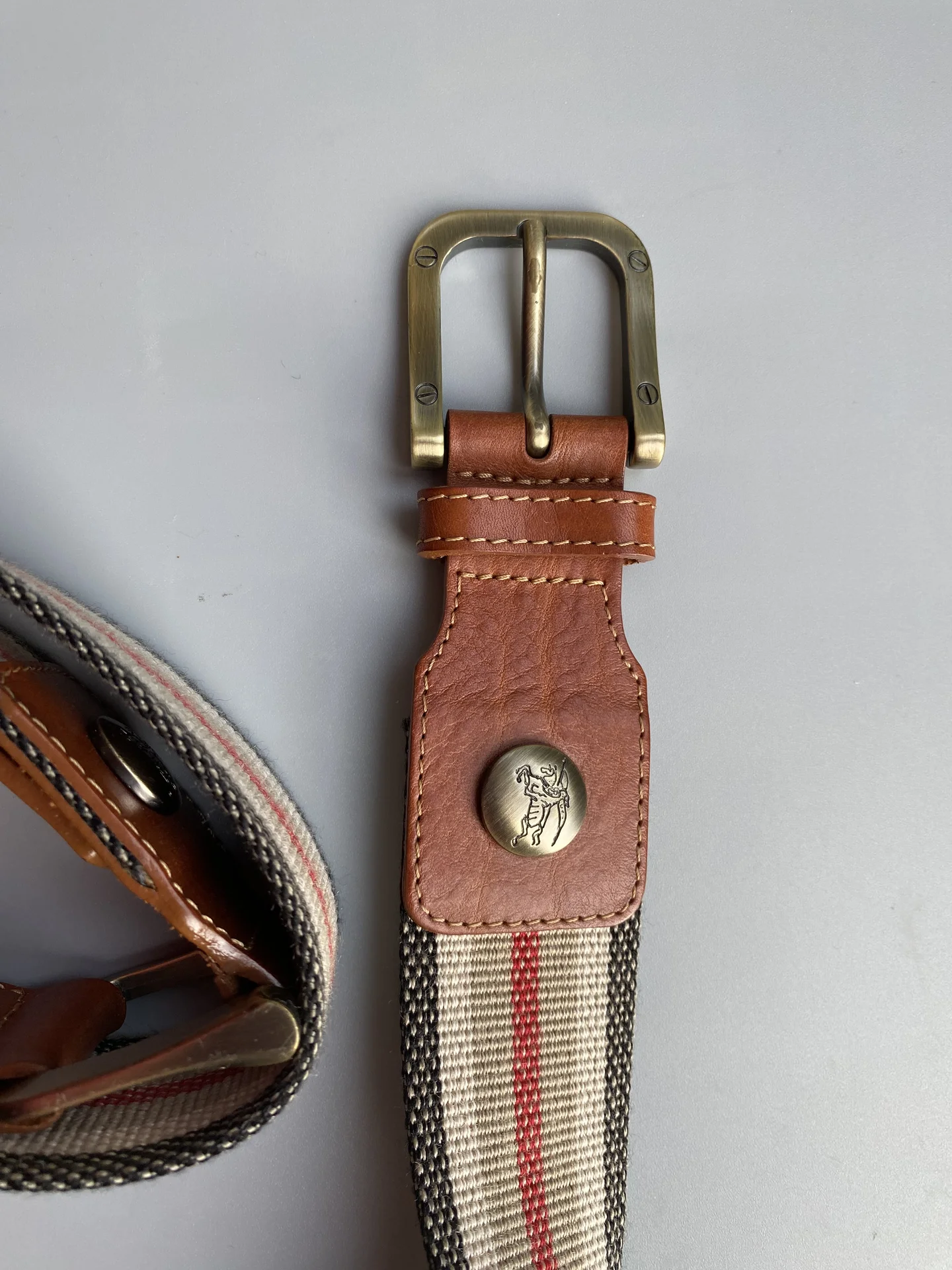 Ремень мужской Burberry 100 см оригинал - миниатюра 4