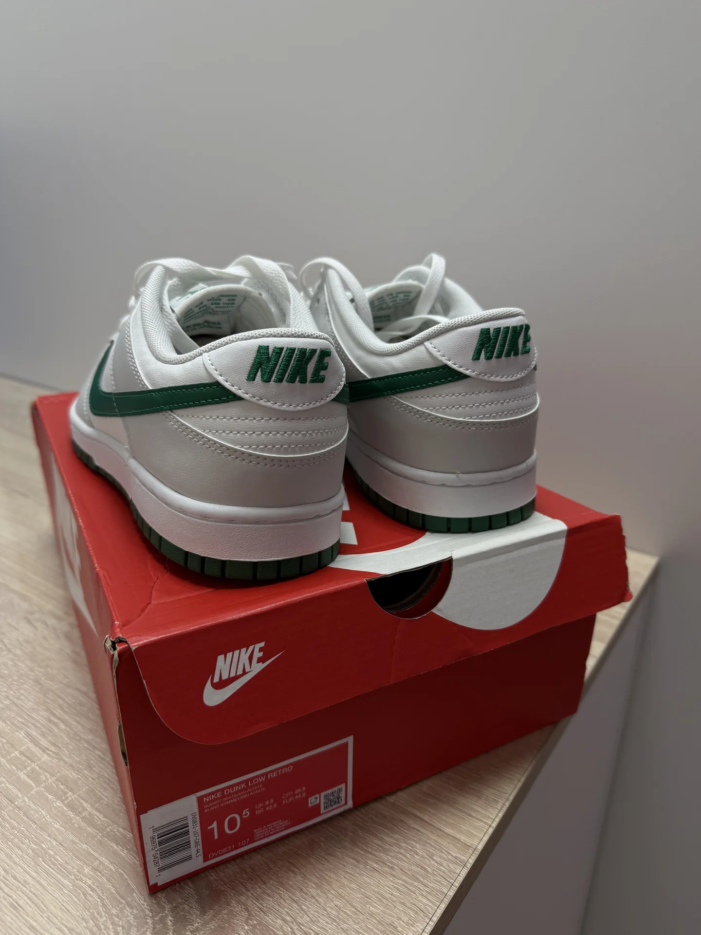 Кроссовки мужские Nike dunk low оригинал - миниатюра 5