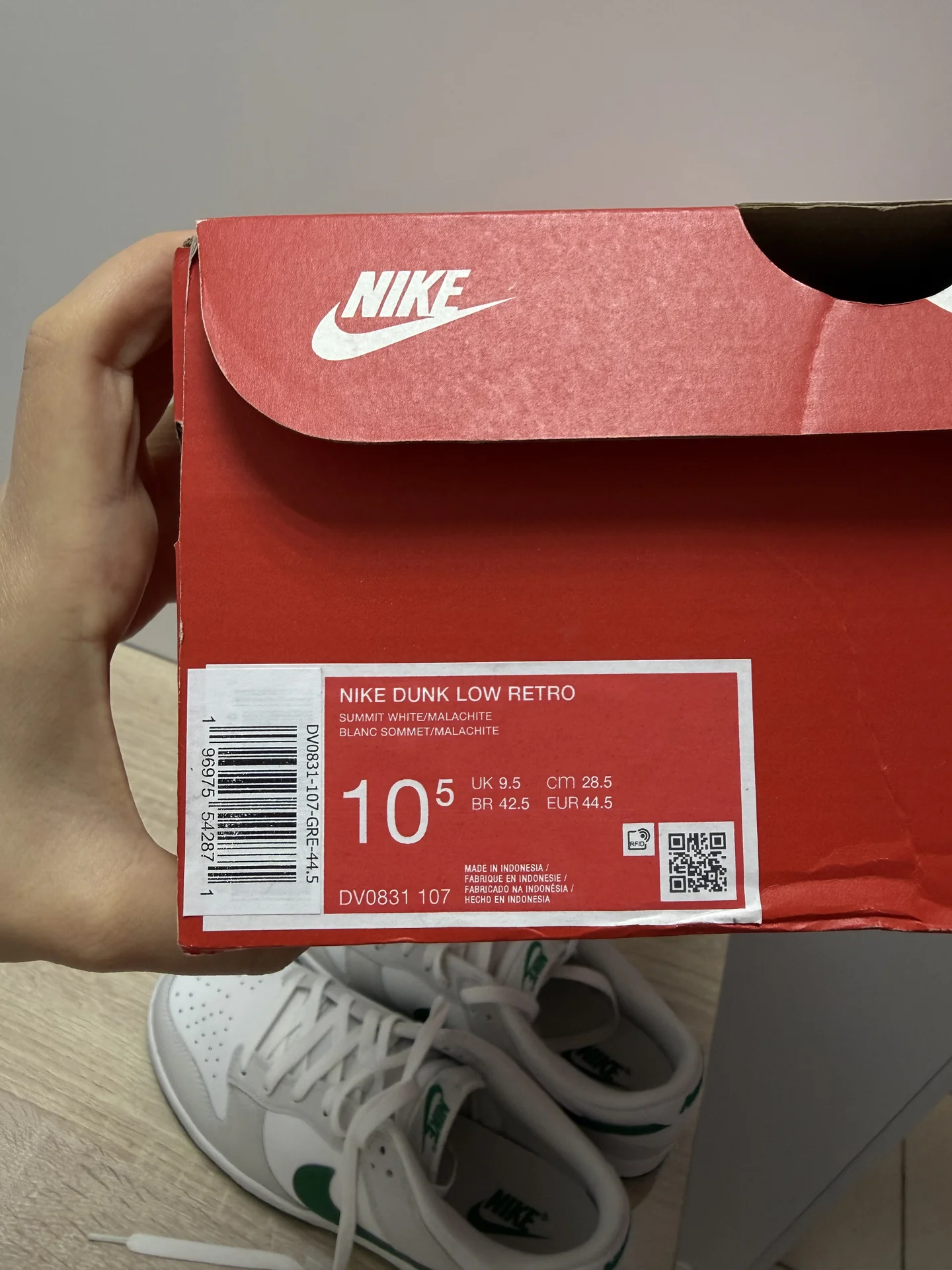 Кроссовки мужские Nike dunk low оригинал - миниатюра 6