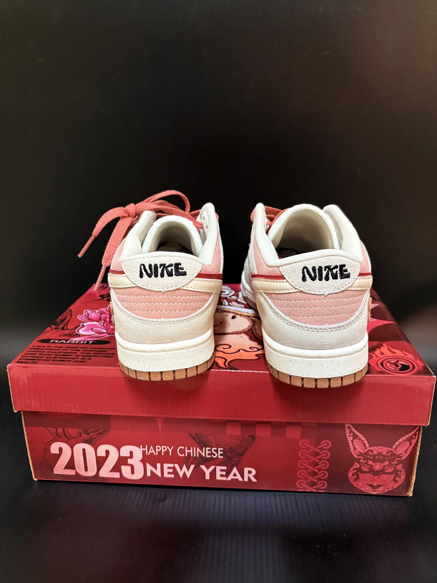 Nike SB Dunk Low SE 85 Double Swoosh Pink Rabbit. - миниатюра 3