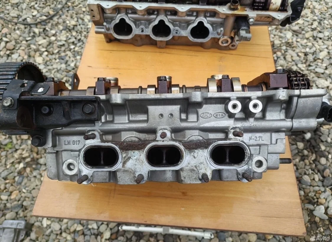 ГБЦ 2.7 G6EA KIA Hyundai в сборе - миниатюра 3