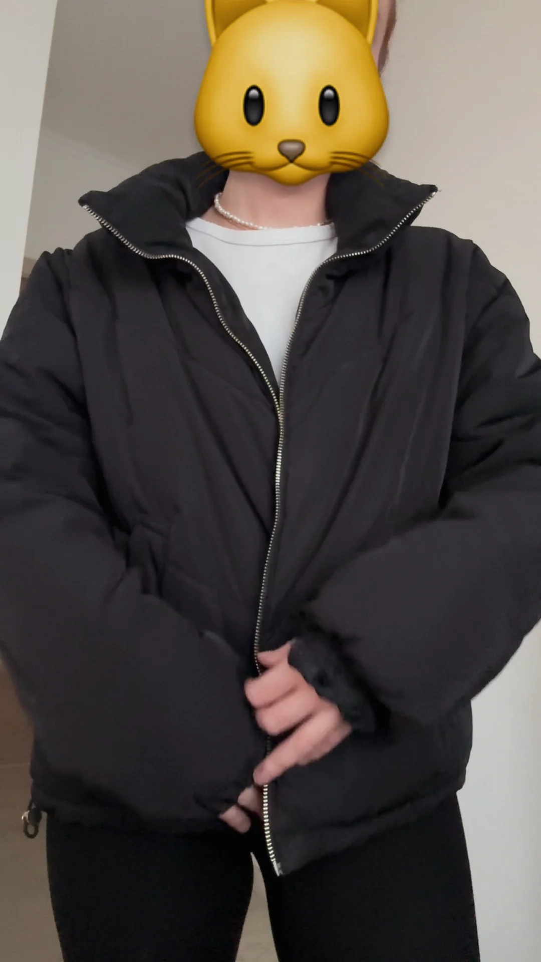 Пуховик H&M черный - миниатюра 3