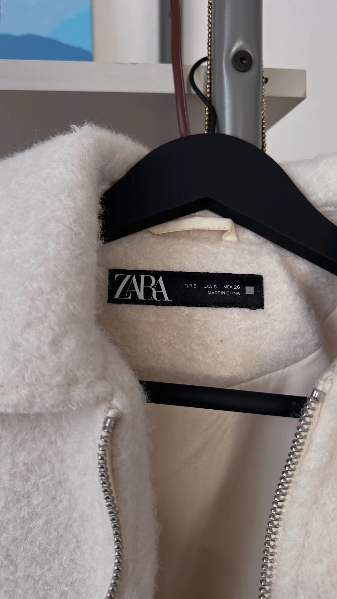 Куртка Zara укороченная, белая - миниатюра 5