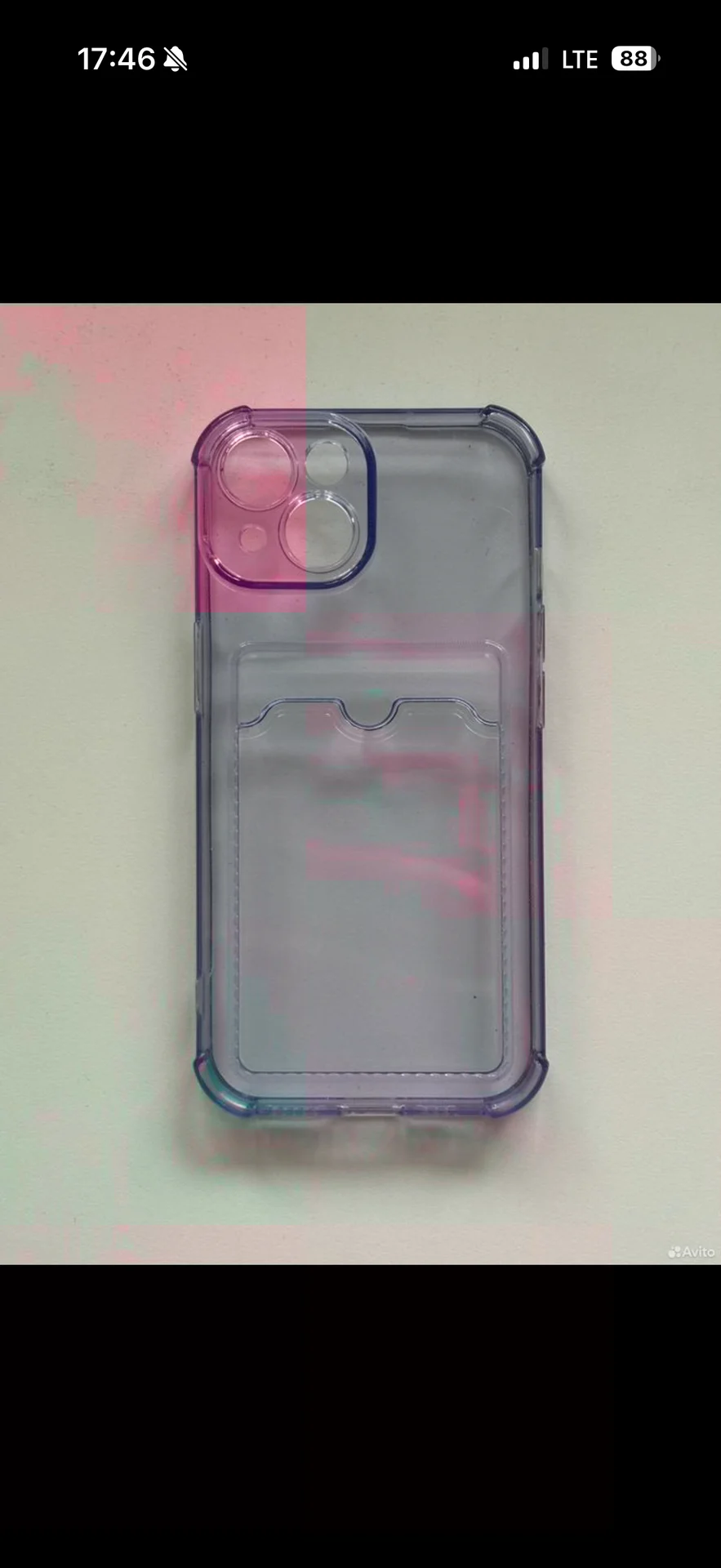 Чехол на iPhone 15 с кармашком для карты - миниатюра 2