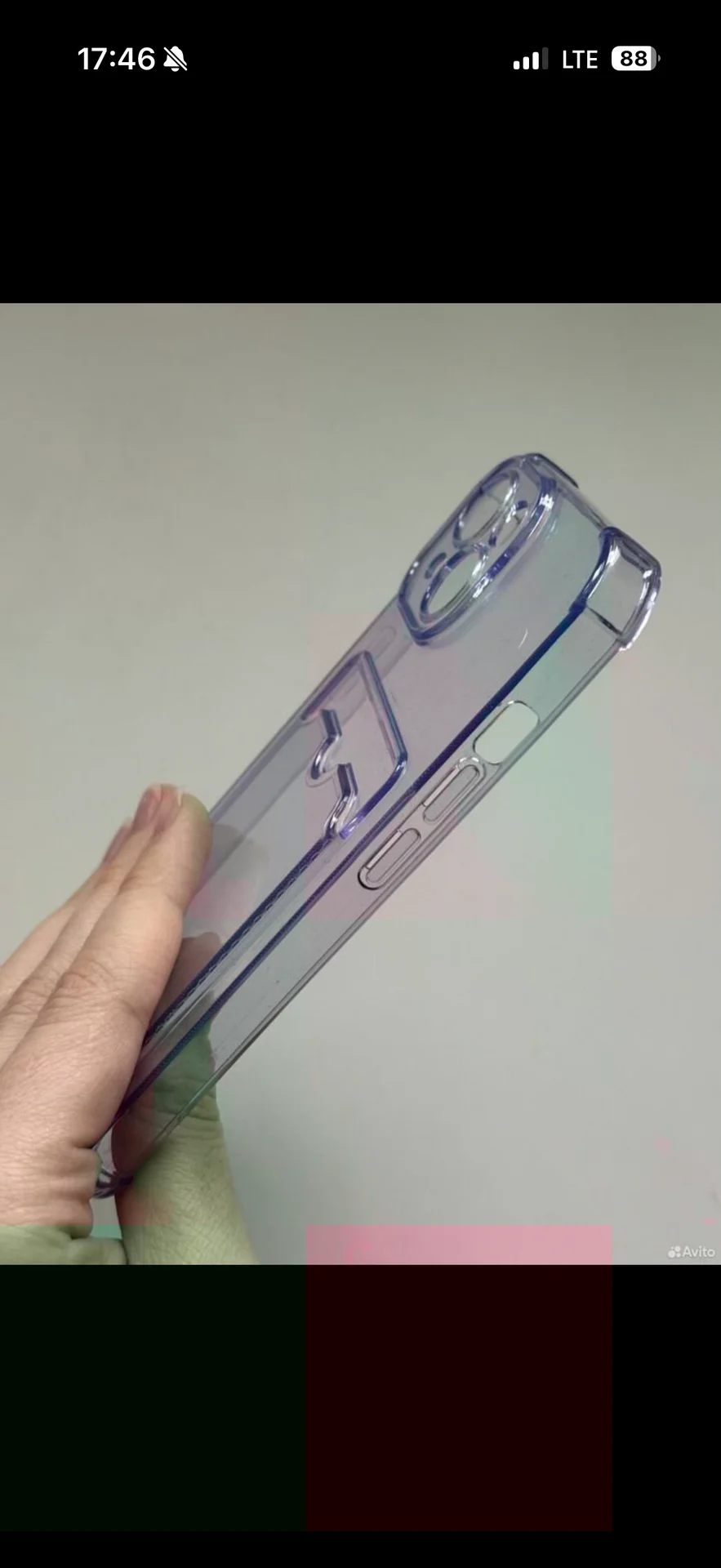 Чехол на iPhone 15 с кармашком для карты - миниатюра 3