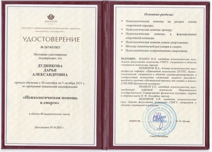 Спортивный психолог - миниатюра 6