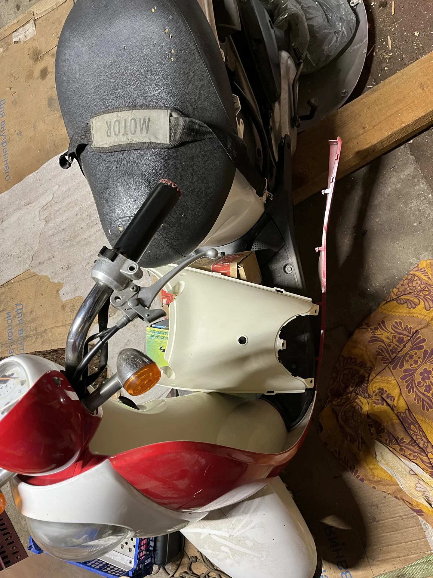 Honda Crea Scoopy AF55 (Под восстановление / в раз - миниатюра 2