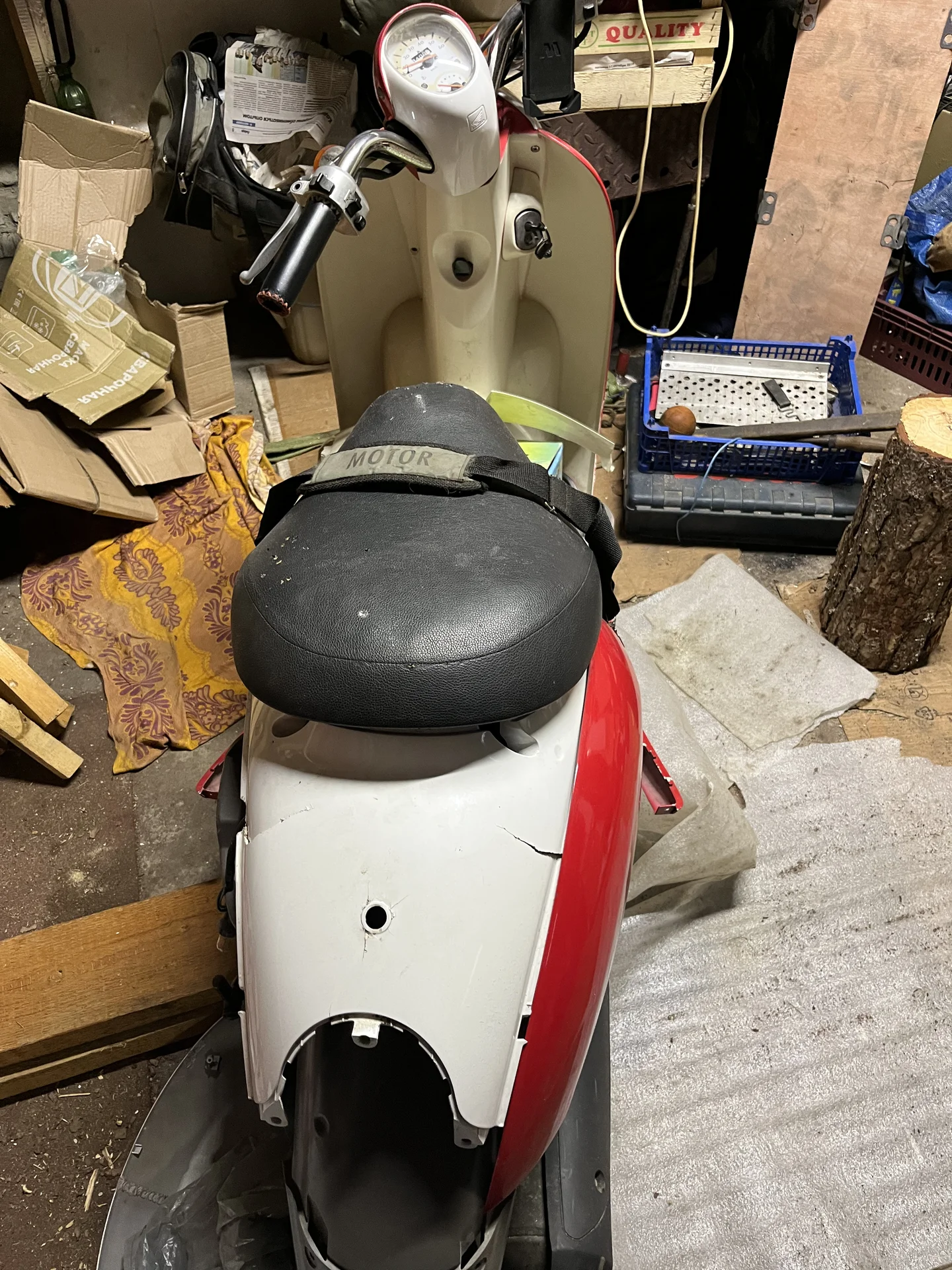 Honda Crea Scoopy AF55 (Под восстановление / в раз - миниатюра 4