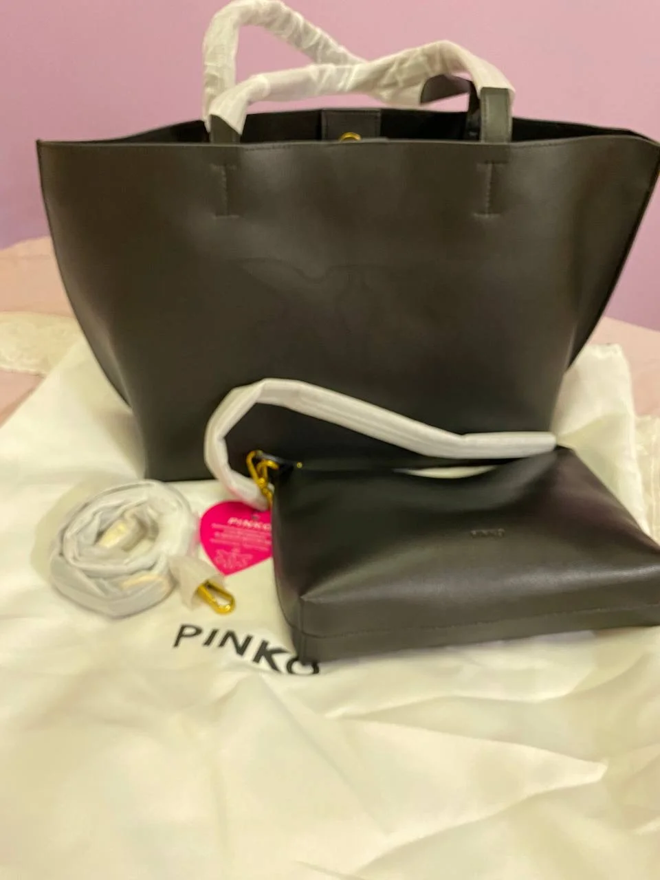 Сумка шоппер pinko - миниатюра 2