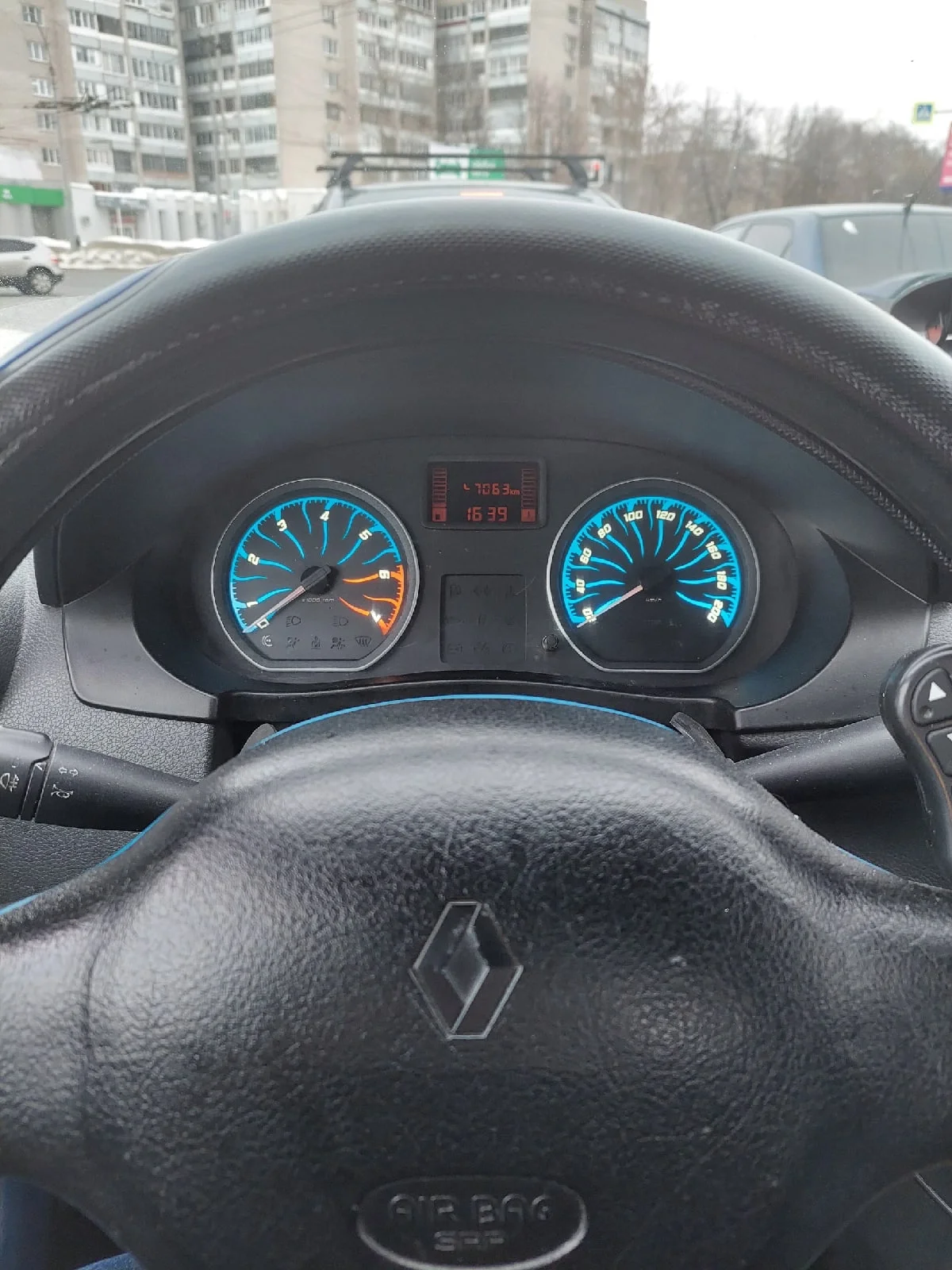 Шкала приборов Renault Logan - миниатюра 6