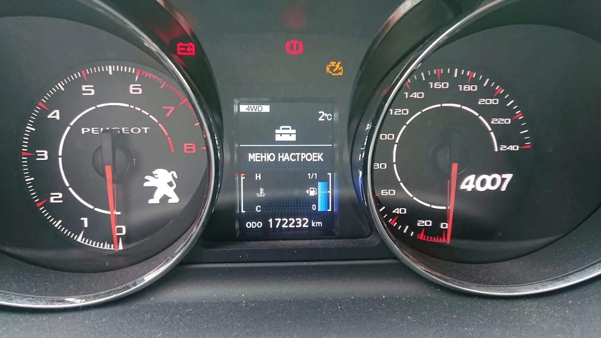 Шкалы приборной панели Mitsubishi Lancer X - миниатюра 5