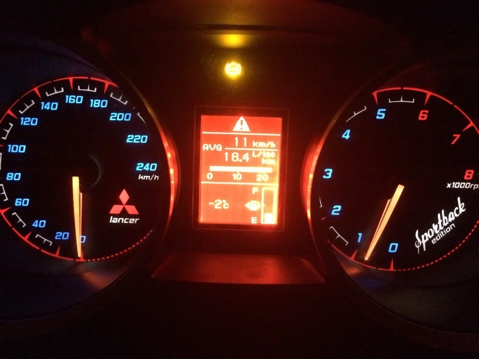 Шкалы приборной панели Mitsubishi Lancer X - миниатюра 10