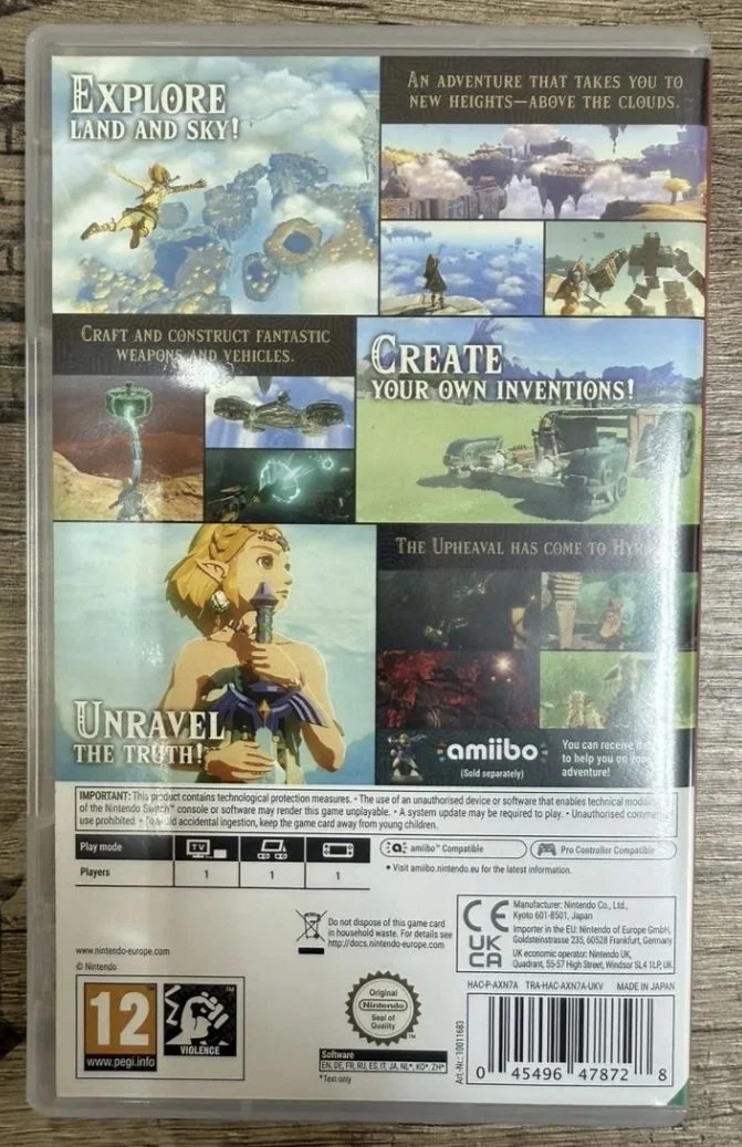 Игра Nintendo switch Zelda Tears of the Kindom - миниатюра 2