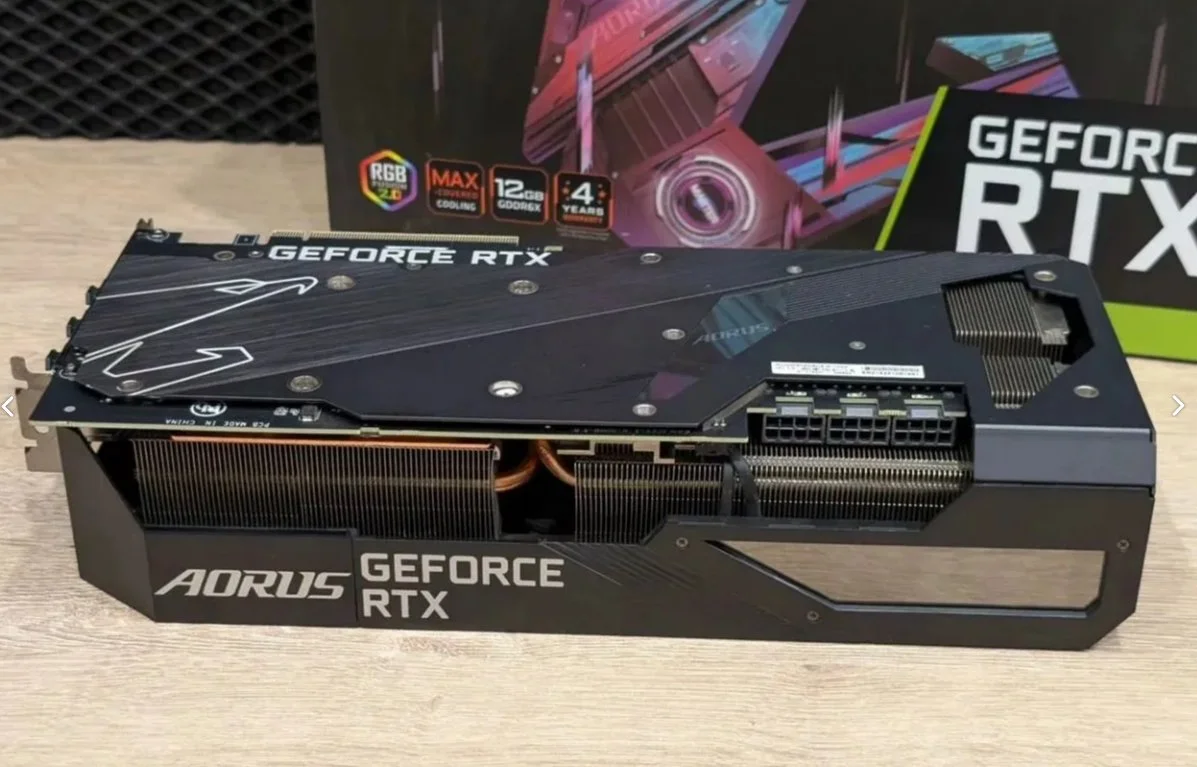 Aorus Rtx 3080 Lhr 12 gb - миниатюра 2