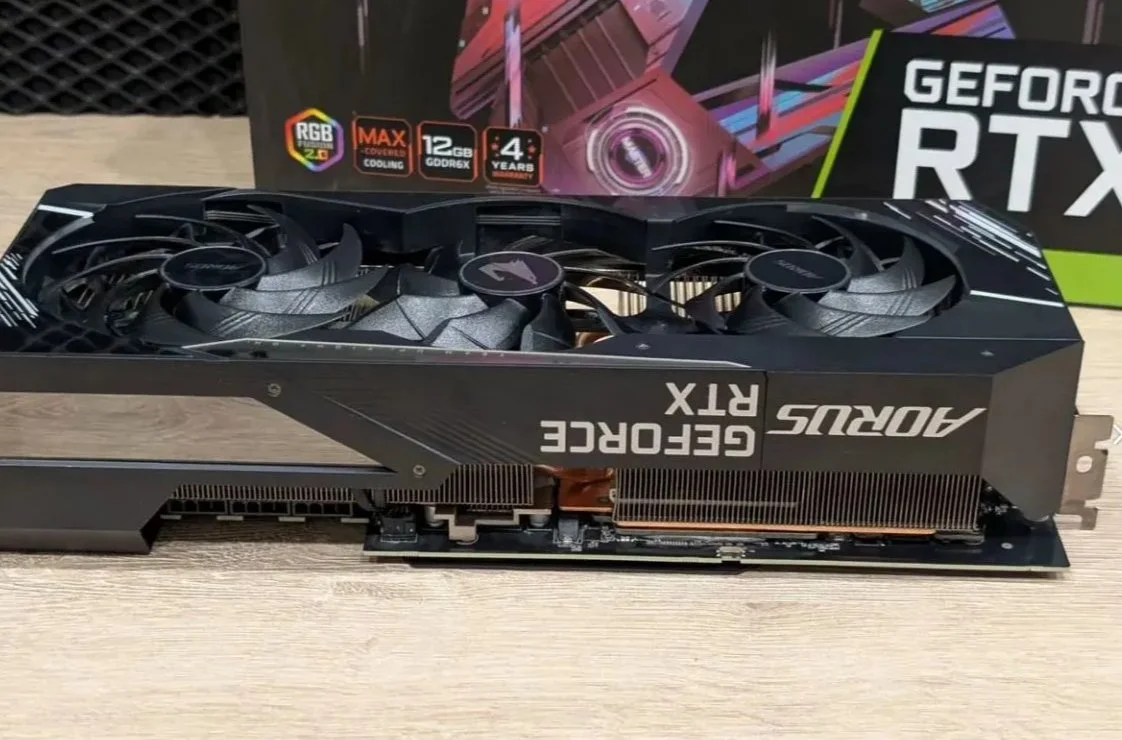 Aorus Rtx 3080 Lhr 12 gb - миниатюра 3
