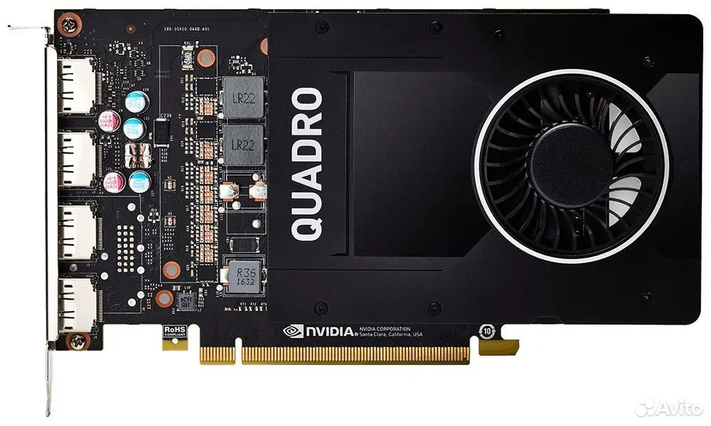 NVIDIA QUADRO P2200 5gb GDDR5X (б/у) / 699-5G420-0500-101 - изображение 1
