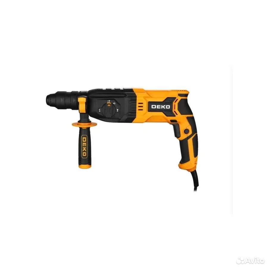 DEKO ZKH1150W в кейсе с набором из 5 буров SDS+ и дополнительным патроном 084-1017 / сетевой - миниатюра 4