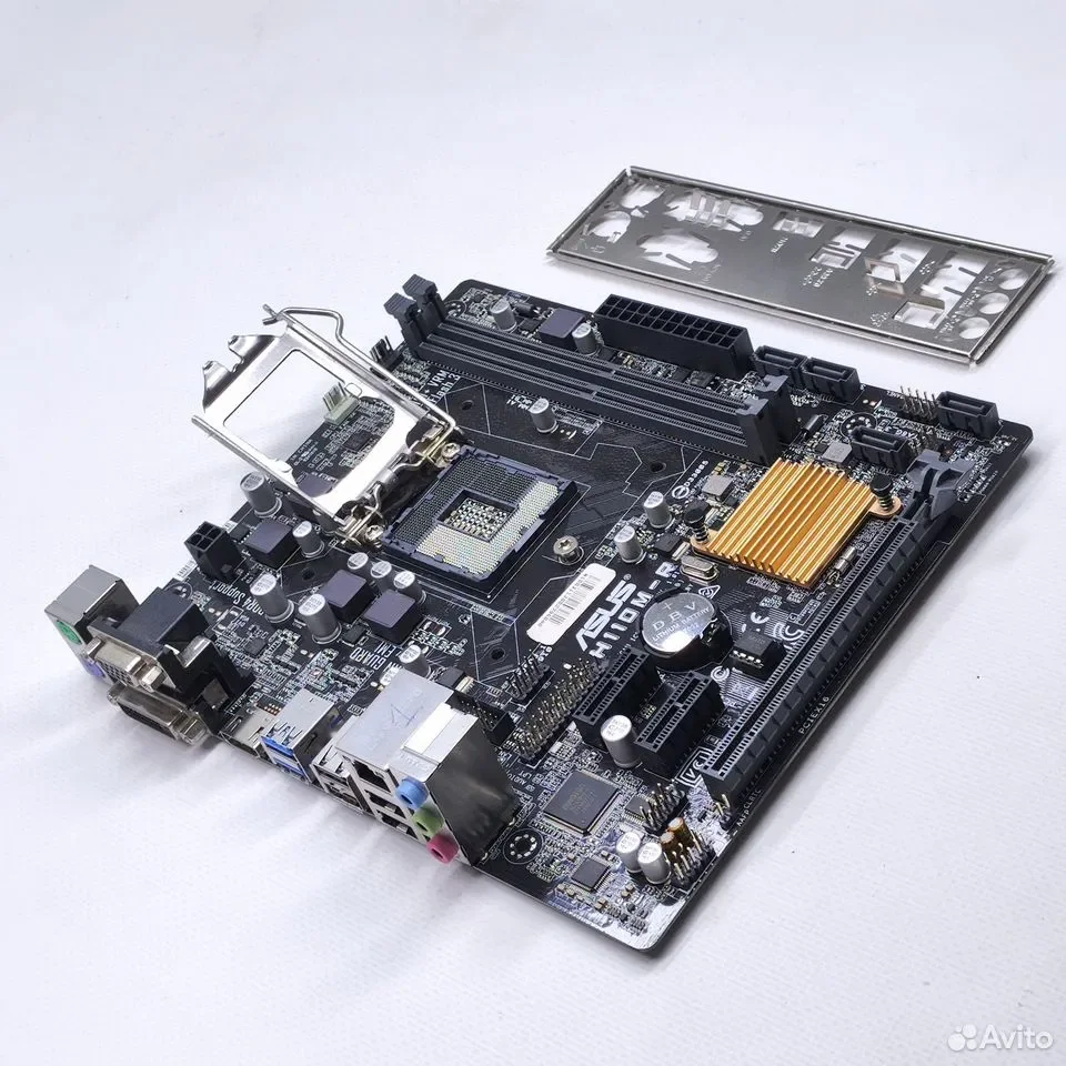 Asus H110M-R / microATX, LGA1151 (б/у) - миниатюра 3