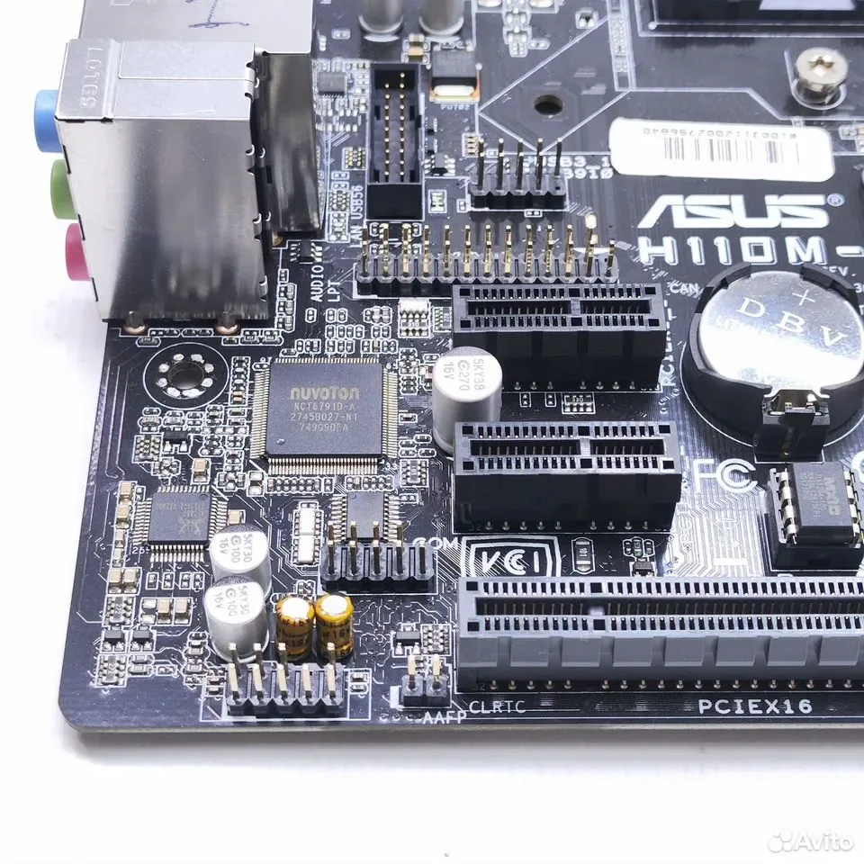 Asus H110M-R / microATX, LGA1151 (б/у) - миниатюра 5