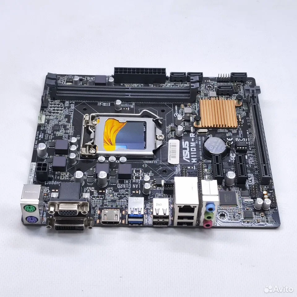 Asus H110M-R / microATX, LGA1151 (б/у) - миниатюра 9