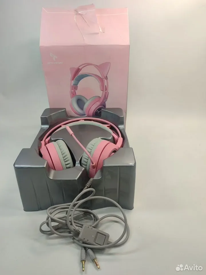 Somic G951S, розовые / проводная игровая гарнитура (брак упаковки) - миниатюра 7