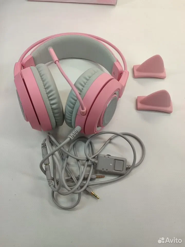 Somic G951S, розовые / проводная игровая гарнитура (брак упаковки) - миниатюра 8