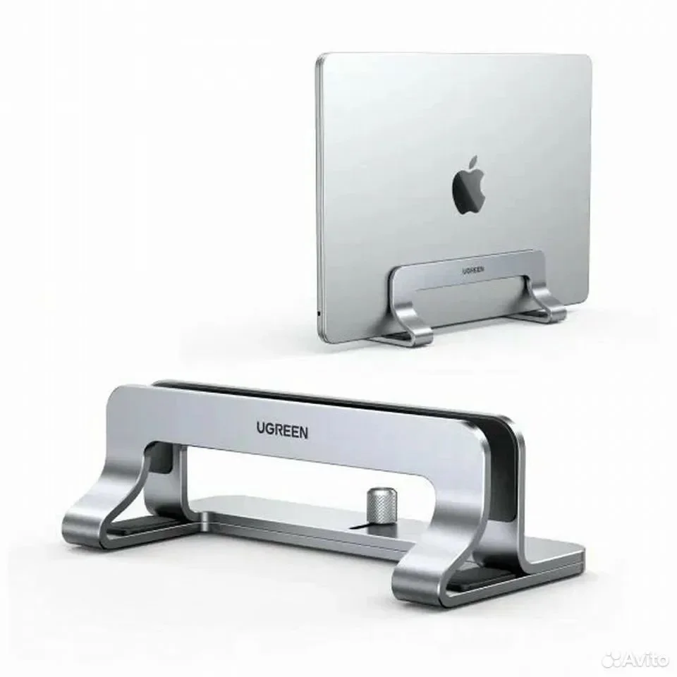 UGREEN Vertical Laptop Stand LP258, серебро / Вертикальная подставка для ноутбука / 20471 - изображение 1