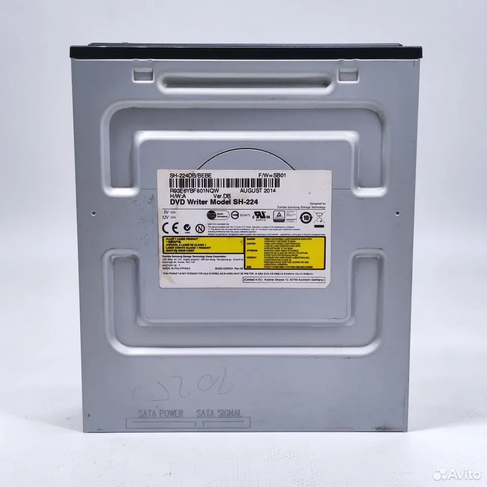 TSST SH-224 / DVDRW SATA (б/у) / SH-224DB/BEBE - миниатюра 2