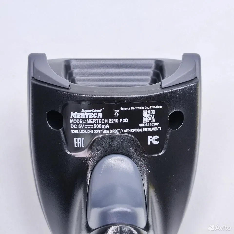 Mertech 2210 P2D USB, чёрный / Проводной сканер штрих-кода / 4810 - миниатюра 6