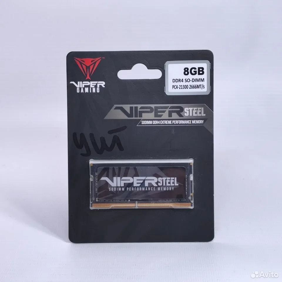 DDR4 2666 8gb SODIMM Patriot Viper Steel / CL18 / PVS48G266C8S - миниатюра 4