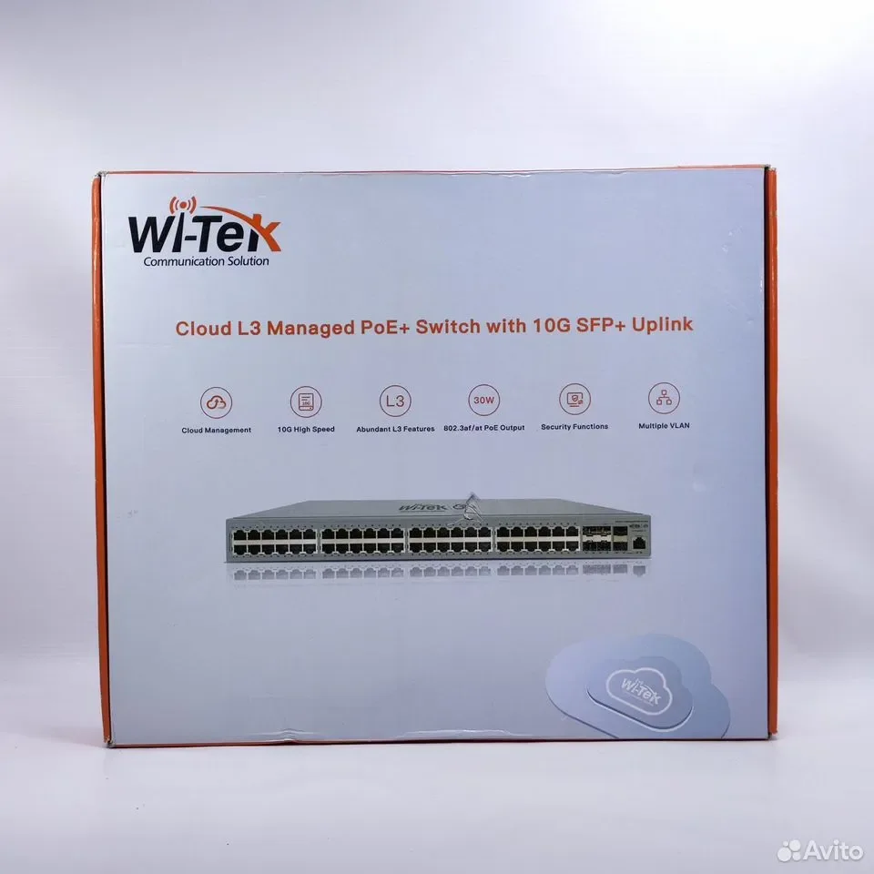 Wi-Tek WI-PCMS554F-L3 / управляемый гигабитный L3-коммутатор - миниатюра 9