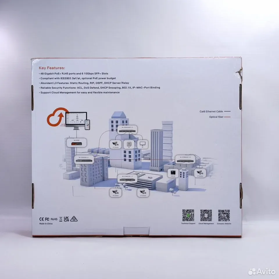 Wi-Tek WI-PCMS554F-L3 / управляемый гигабитный L3-коммутатор - миниатюра 10