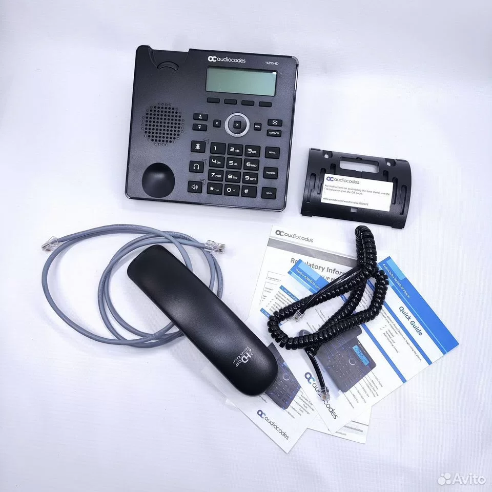 Audiocodes 420HD IP Phone / стационарный IP-телефон / 420HDG - миниатюра 4