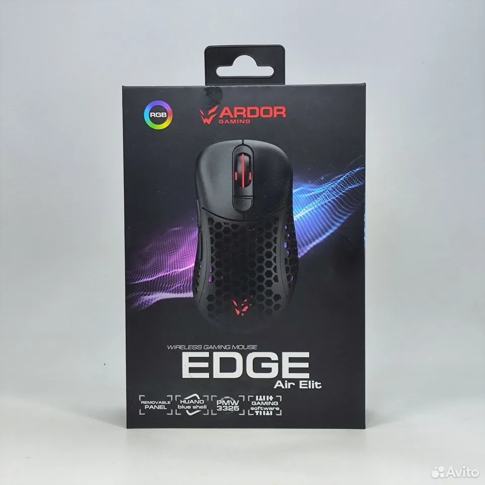 ARDOR GAMING Edge Air Elit, чёрная / Мышь беспроводная/проводная / ARDW-EGA3325-BK - миниатюра 4