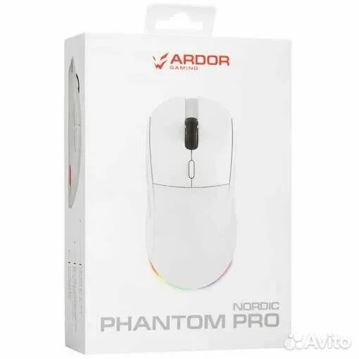 ARDOR GAMING Phantom PRO Nordic, белый / Мышь беспроводная/проводная / ARDW-PHN3395-WT - миниатюра 9