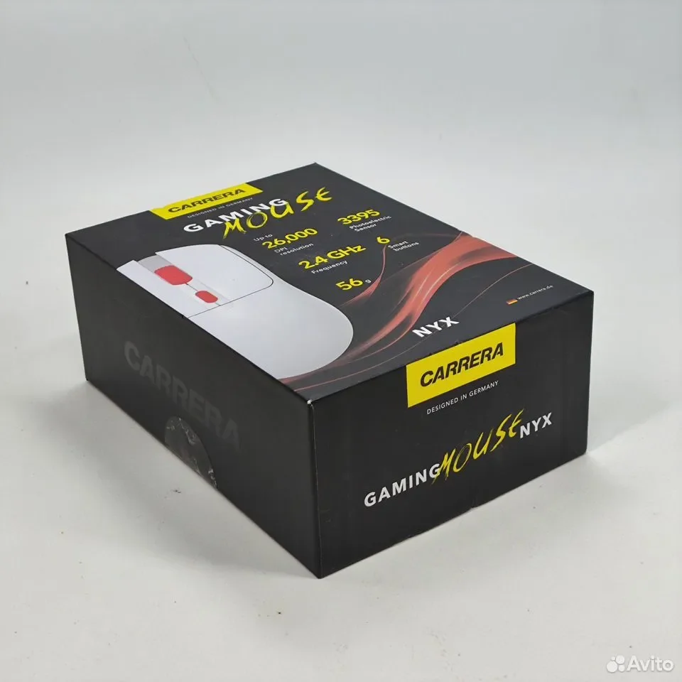 Carrera NYX CRX205, белый / Игровая беспроводная мышь - миниатюра 4