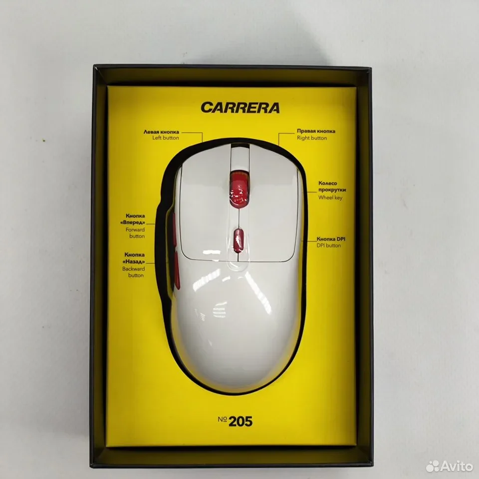 Carrera NYX CRX205, белый / Игровая беспроводная мышь - миниатюра 6