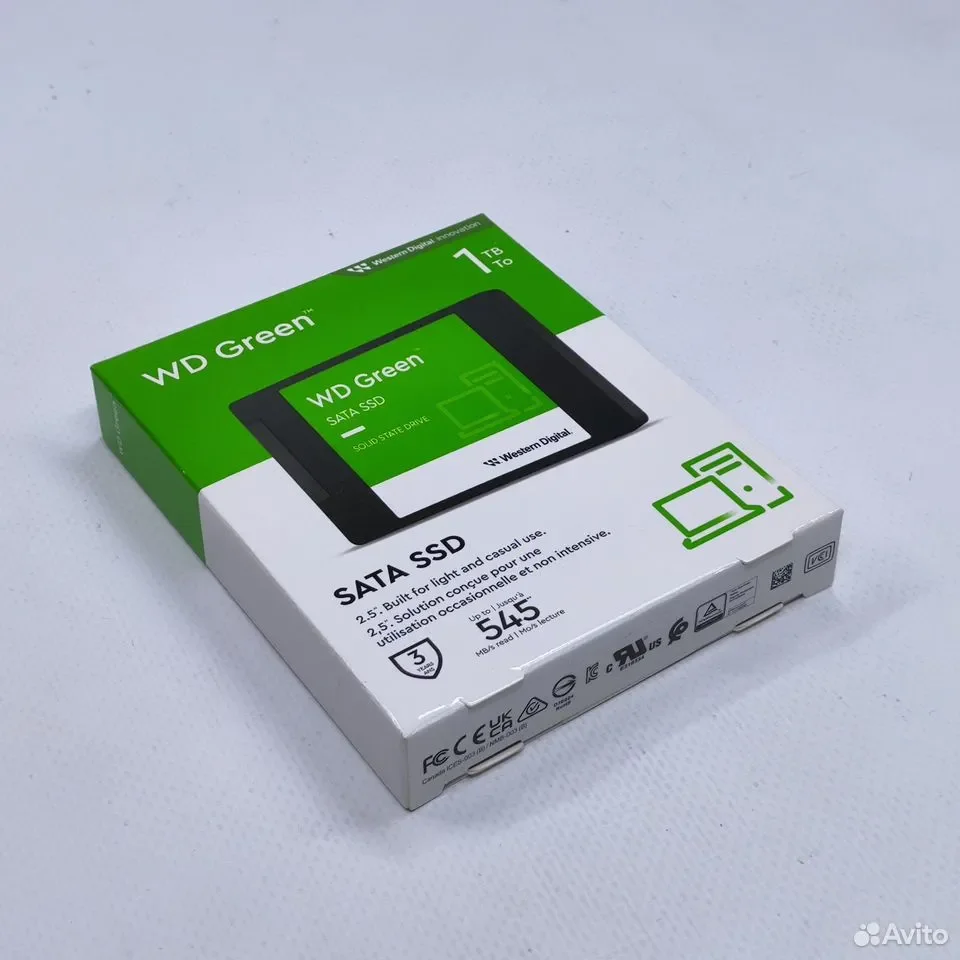 Western Digital SSD Green 1tb / 545/385mbs / WDS100T3G0A - миниатюра 3