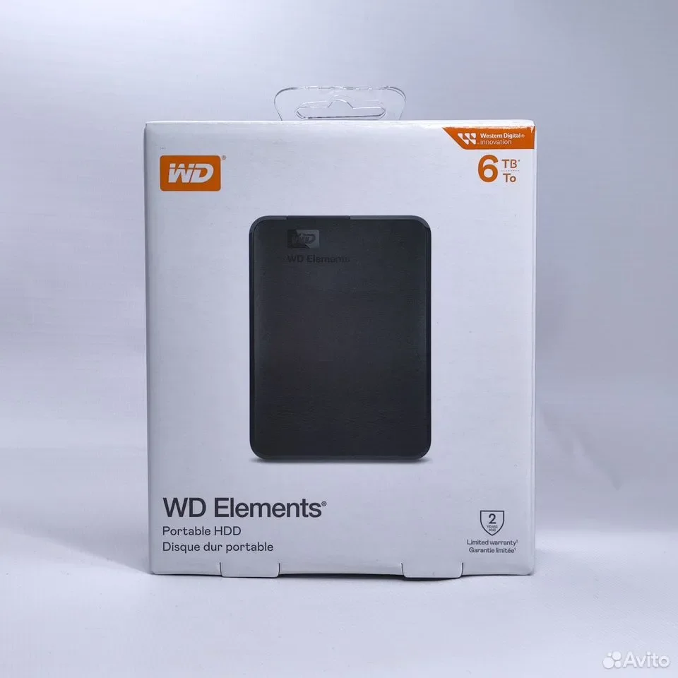 Western Digital Elements 6TB / wdbhjs0060BBK-wesn - миниатюра 5