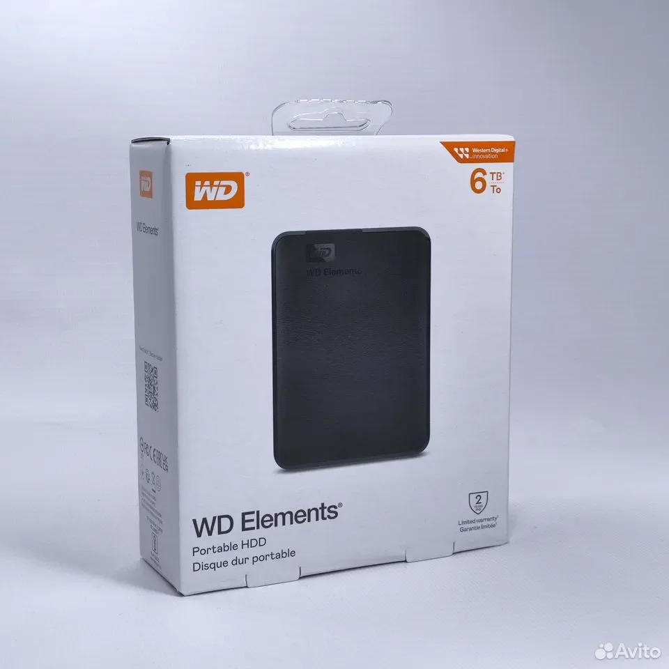 Western Digital Elements 6TB / wdbhjs0060BBK-wesn - миниатюра 7