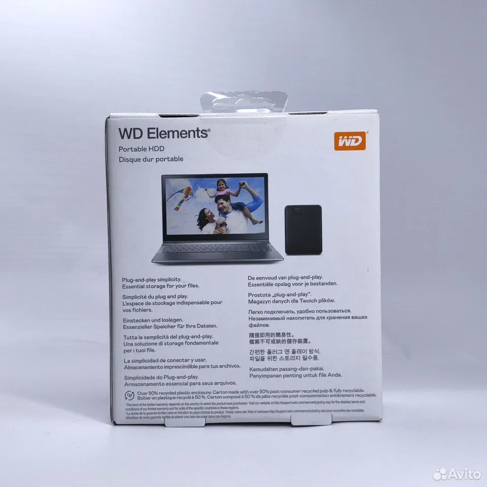 Western Digital Elements 6TB / wdbhjs0060BBK-wesn - миниатюра 8
