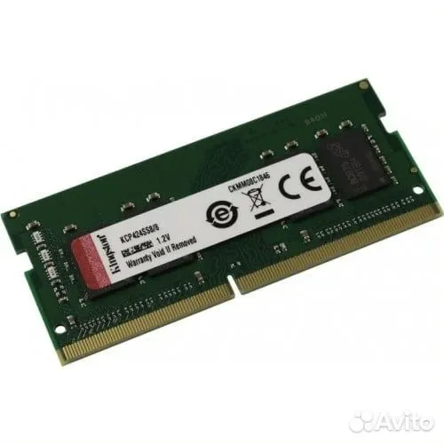 DDR4 2400 sodimm Kingston 8Гб / CL17 / KCP424SS8/8 - миниатюра 2