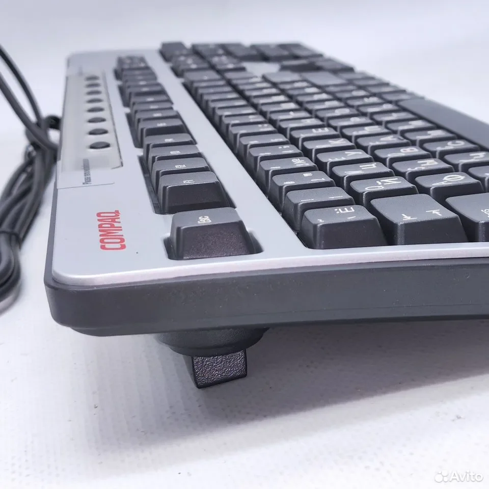 HP KB-0133 PS/2, серебро / клавиатура проводная / 265987-258 - миниатюра 7