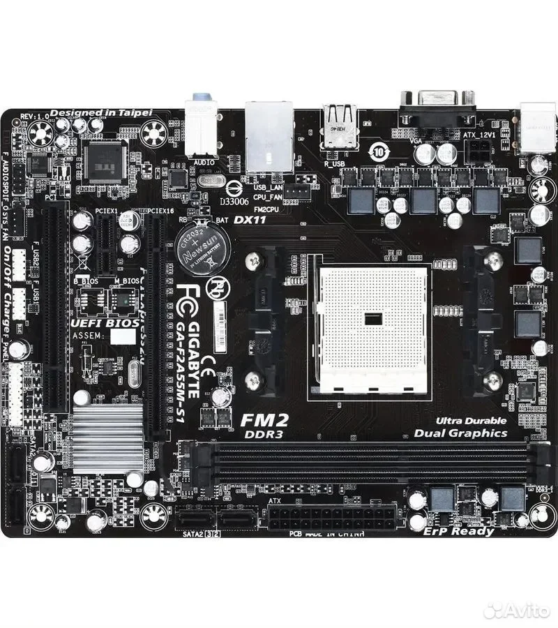 Gigabyte GA-F2A55M-S1 / microATX, FM2 - изображение 1