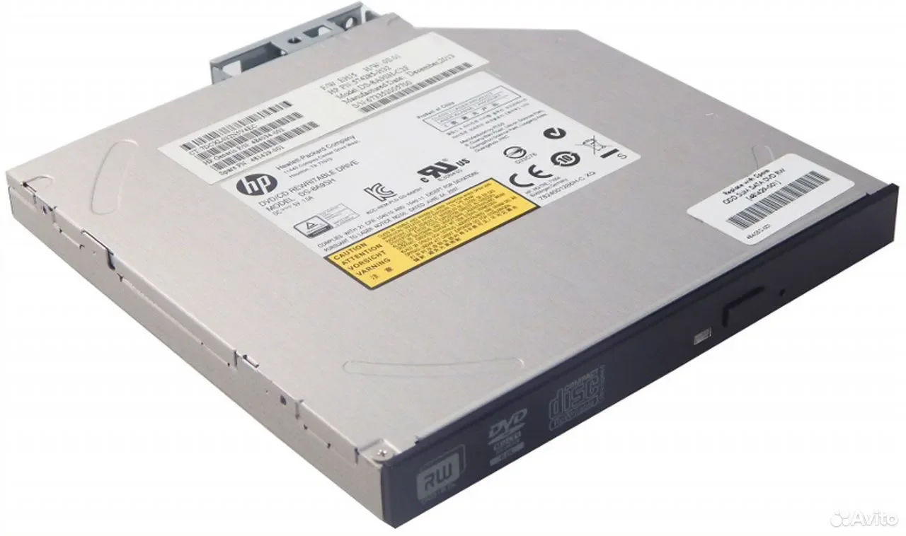 HP Optiarc Slim Line 12,7mm SATA OEM / DVD привод / DS-8D3SH-C2F / 484049-001 / 481428-001 - изображение 1
