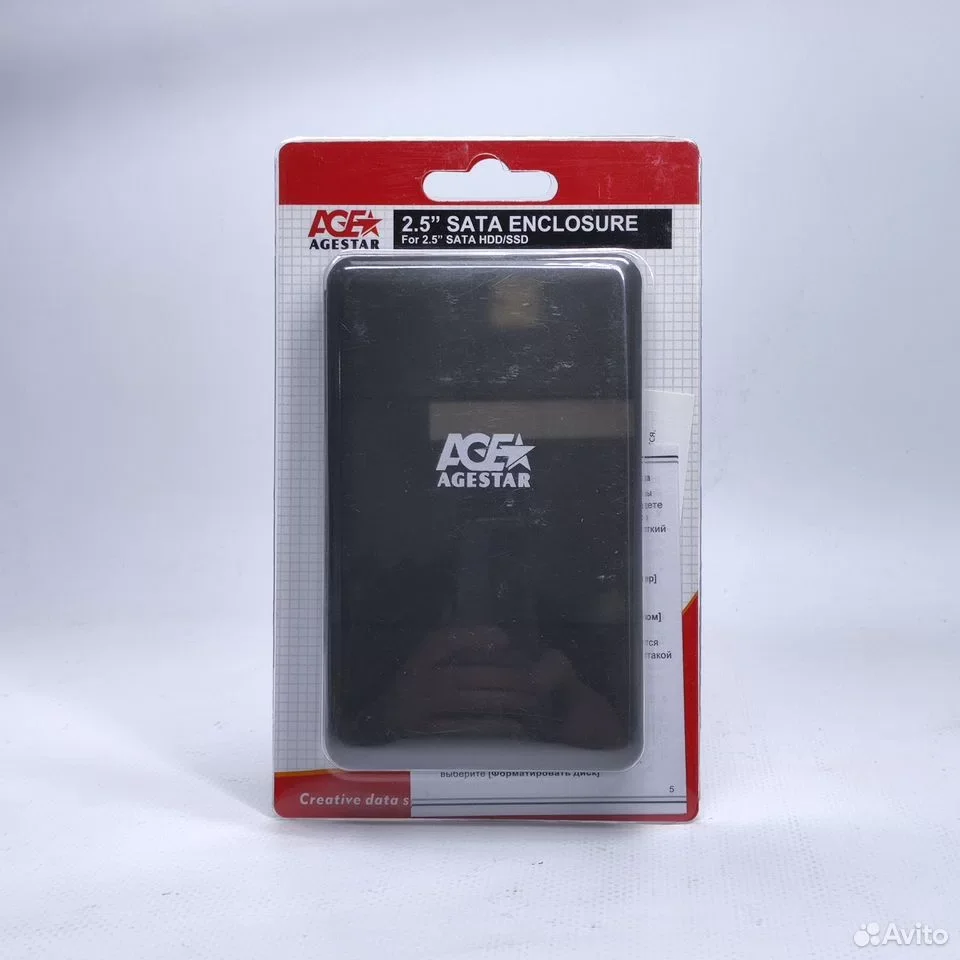 AgeStar 3UBCP3C, черный / USB 3.0 / Внешний корпус для HDD/SSD 2.5" / 3UBCP3C-BLACK - миниатюра 4