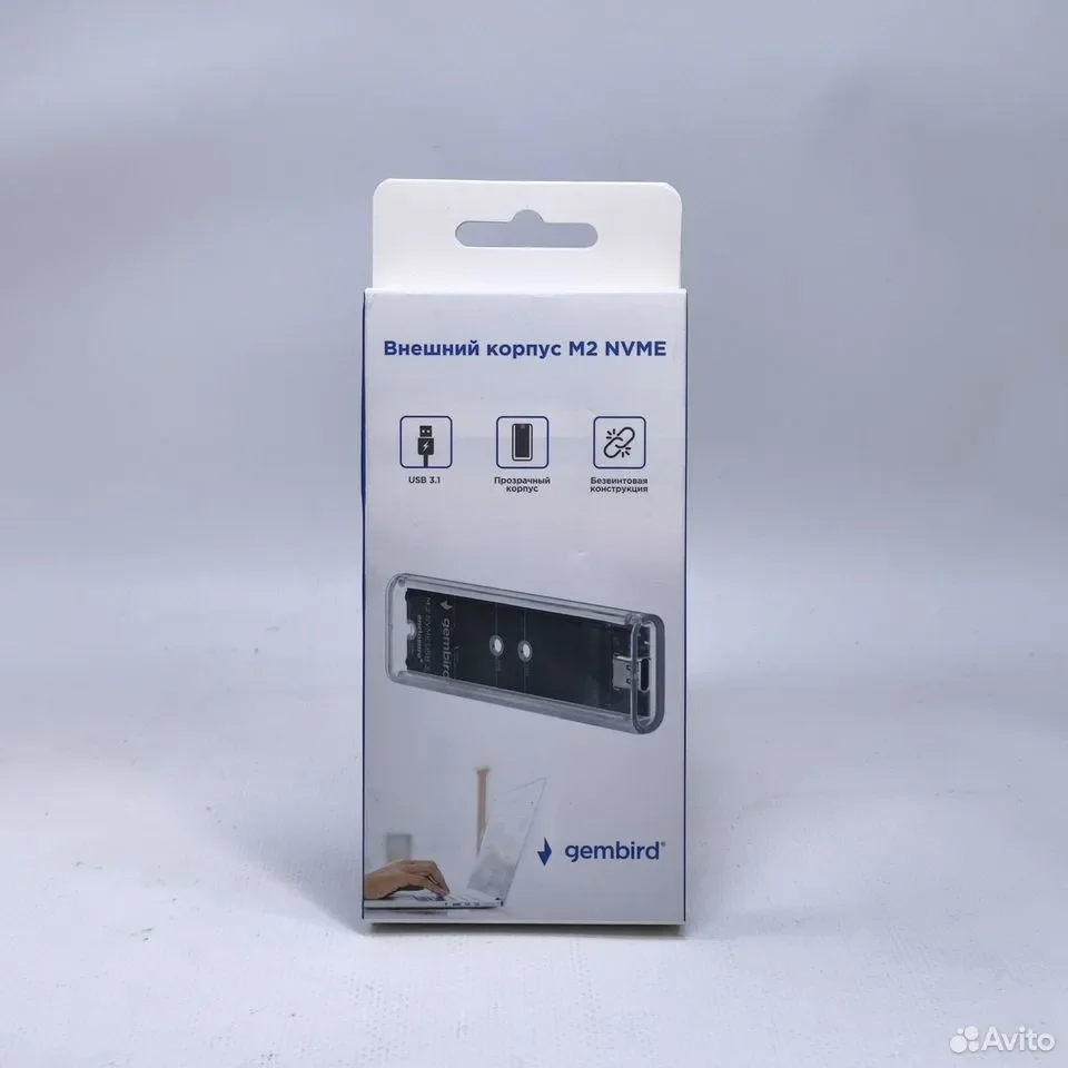Gembird EEM2-NVME-2 / Корпус для SSD M.2 - миниатюра 3