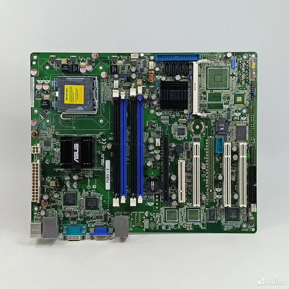 ASUS P5BV-E / ATX, LGA775 / 90-MSVBV0-G0UAY00Z - миниатюра 2