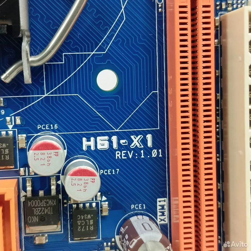 Pegatron H61-X1 rev.1.01 OEM / miniITX, LGA1155 - миниатюра 3