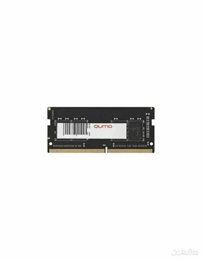 DDR4 2666 8gb SODIMM QUMO / CL19 / QUM4S-8G2666P19 - изображение 1